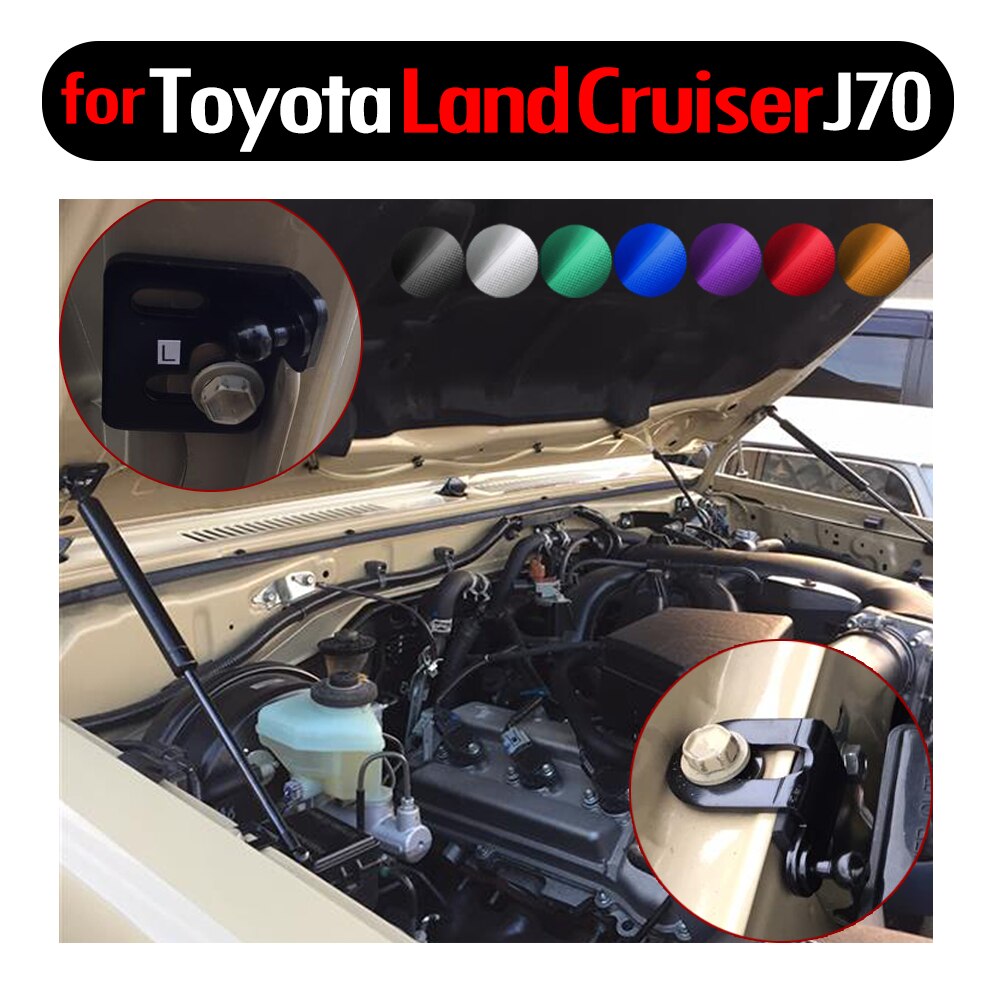 Für Toyota Land Kreuzer J70 1984-präsentieren Vorderen Haube Haube Ändern Gas Streben Kohlenstoff Faser Frühjahr Dämpfer Aufzug Unterstützung Absorber