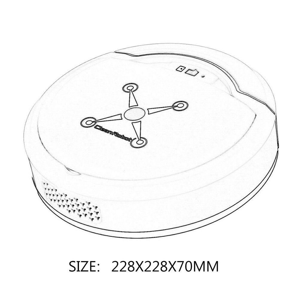 Oplaadbare Auto Cleaning Robot Smart Vegen Robot Floor Vuil Stof Haar Automatische Cleaner Voor Home Elektrische Stofzuigers