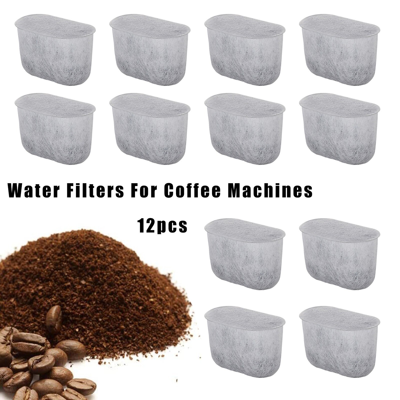 12Pcs Water Filters Vervanging Charcoal Water Filters Voor Keurig Koffiemachines Voor Koffie Makers Water Filters Breville