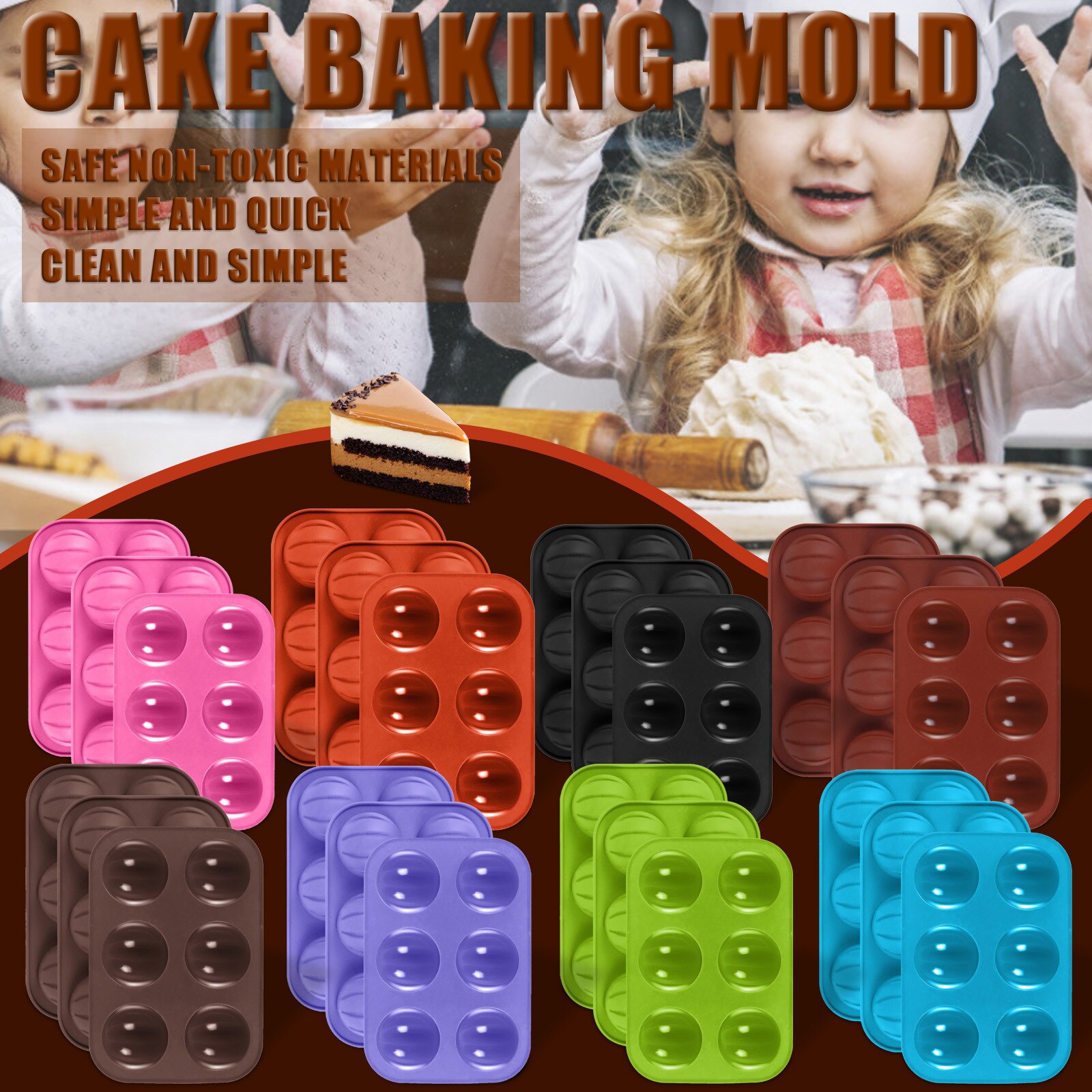 3pc diy cake bakvormen siliconen 3d pompoen strepen vorm chocolade cake koek bakvorm bakvorm patisserie mal siliconen