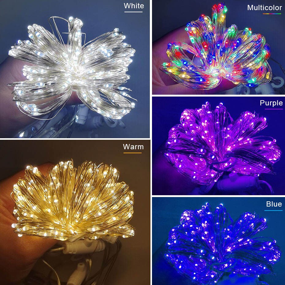 100/300 Leds LED Fenster Vorhang Schnur Licht Dimmbare USB DC5V 8 Modi für Hochzeit Heimat Garten Schlafzimmer Zauberstab Dekorationen