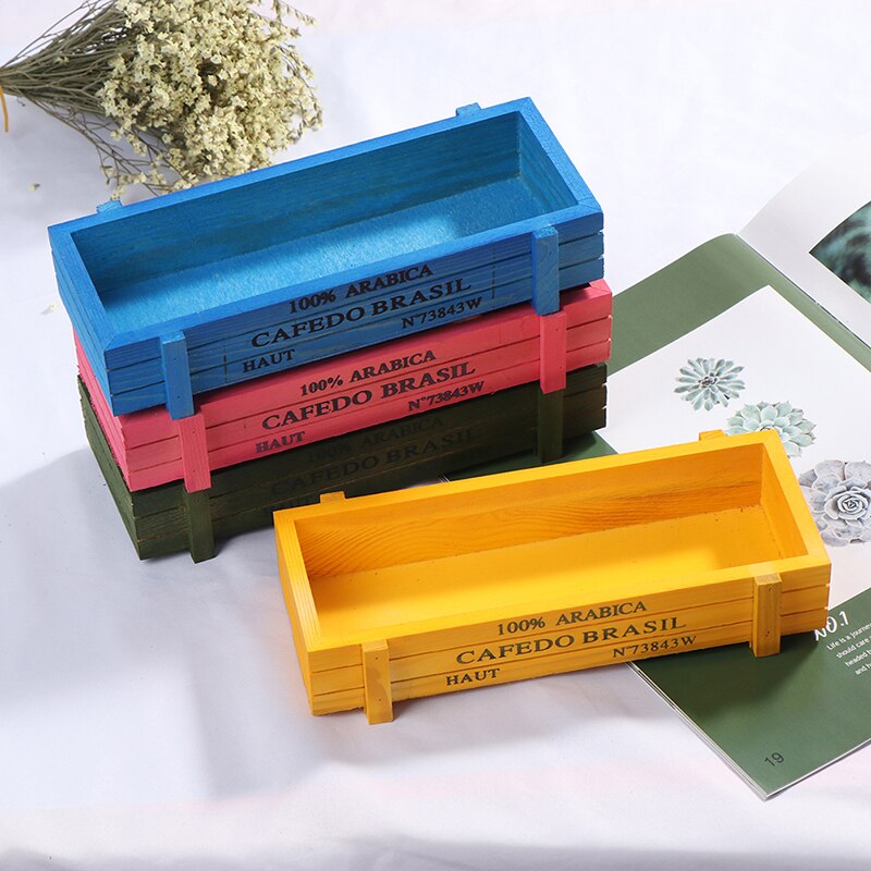 Maceta de madera bonita para interior de helecho, maceta para plantas suculentas, platillos, bonsái de escritorio, maceta, maceta de madera, bandeja para plantar flores