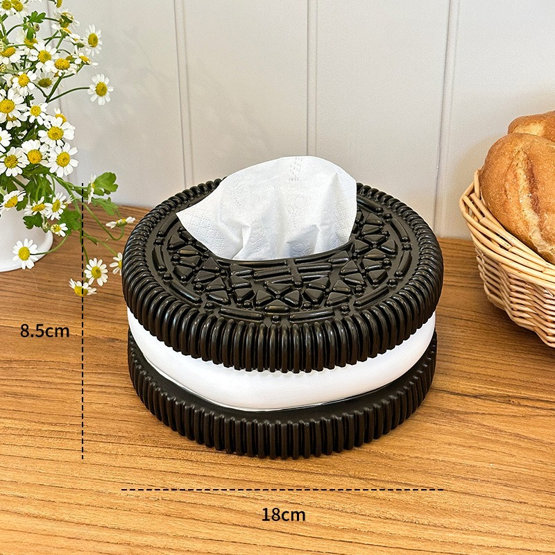 Kreative Oreo Papier Box Von Einrichtungs Wohnzimmer Schlafzimmer Desktop Gefühl Tissue Box Wohnzimmer Desktop Home Decorat: Default Title