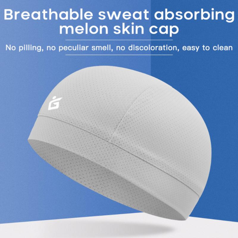 Cooling Skull Cap Hip Hop Cap Helmet Lining Cap Breathable Sweat Wicking Cycling Running Hat For Cycling Helmet Quick Dry Cap