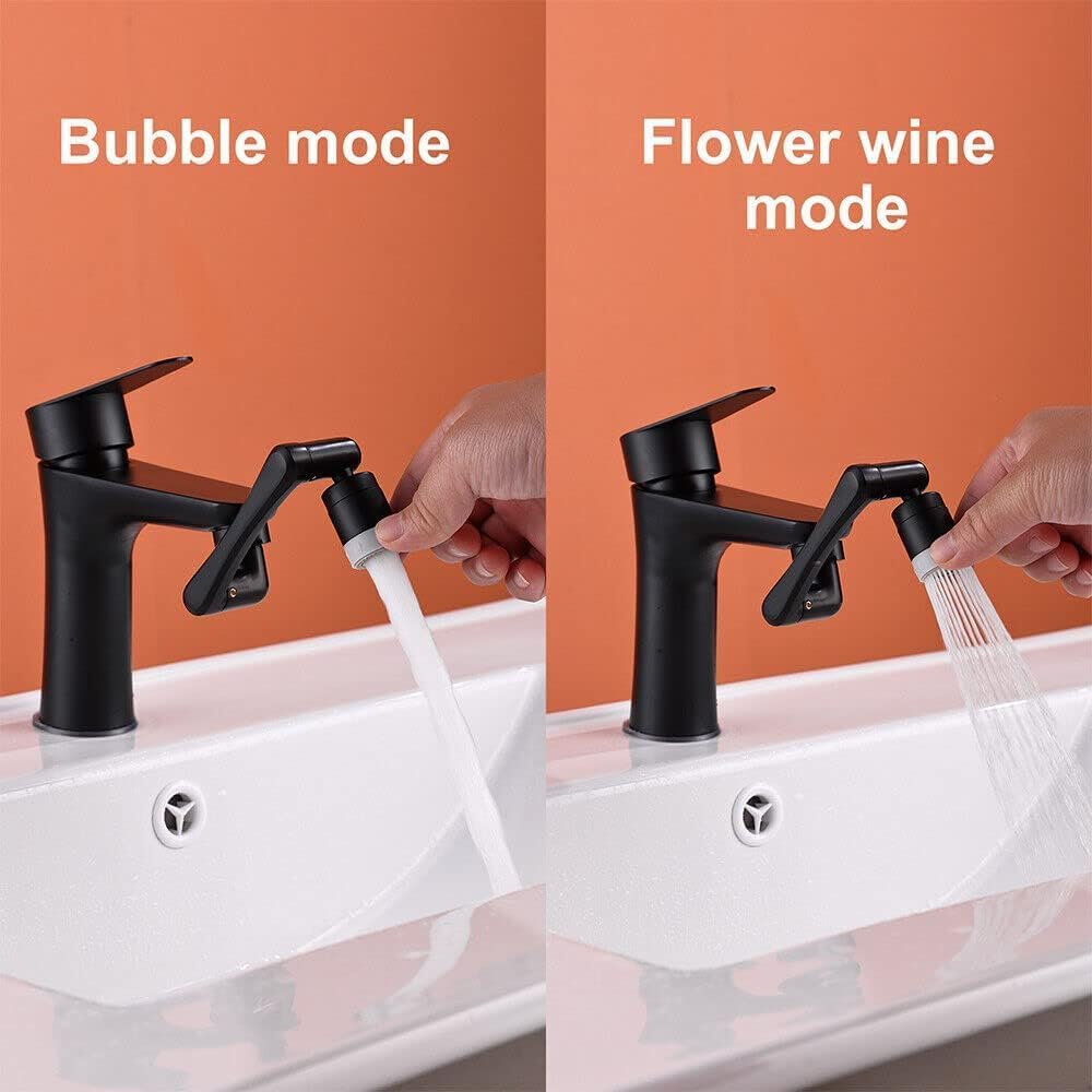 1080 ° Schlecht Wasserhahn Düse Universal- Drehung Wasserhahn Verlängerung Spritzgerät Küche Wasserhahn Verlängern Adapter Belüfter 2 sprühen Modi