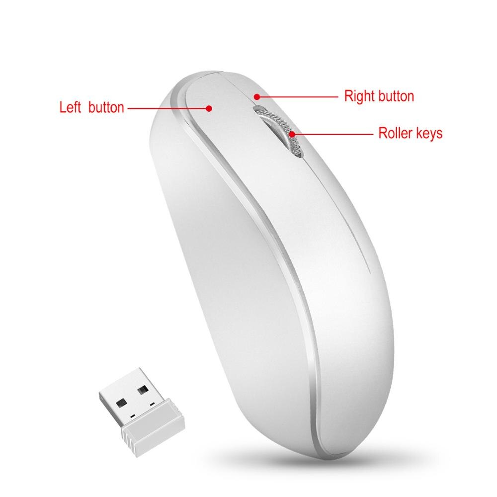 1600 DPI Optical Mouse Wireless 2.4GHz Mouse 3 Buttons Computer Mice For Laptop Mice PC