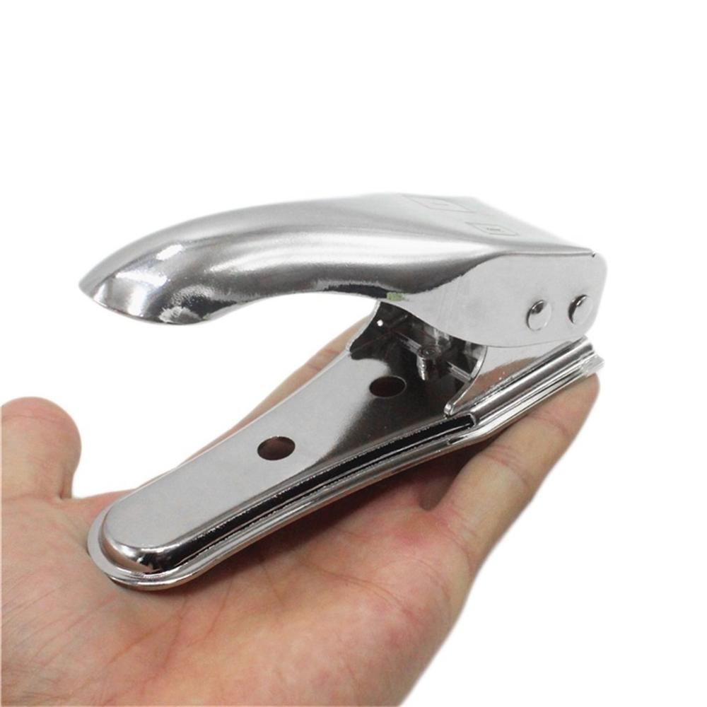 Universal rustfrit stål nano sim-kort sølv rustfrit stål cutter til iphone 4 5 5s 6 smartphone mobiltelefon