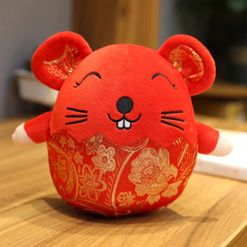 Toys Cutel Rat Doll Mouse Plush Toy Year Mascot Rat Year