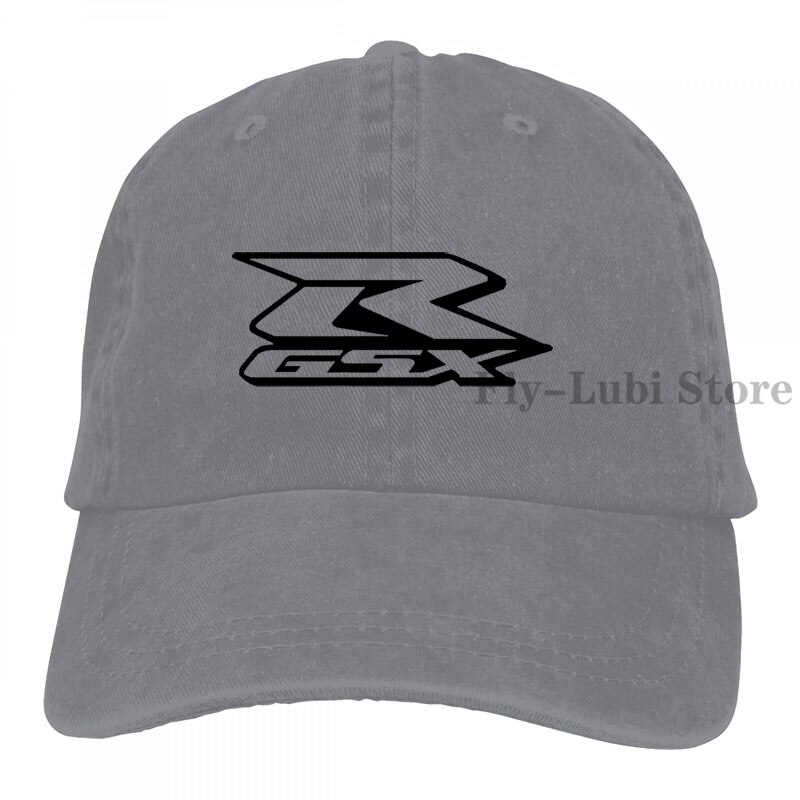 Suzuki Gsxr Graphic Baseball cap men women Trucker Hats adjustable cap: 2-Gray