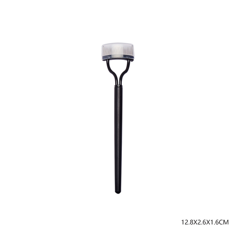 1 Stuks Zwart Opvouwbare Wimper Borstel Kam Schoonheid Make-Up Lash Separator Roestvrij Staal Wimper Krultang Mascara Curl Cosmetisch Hulpmiddel: Roze