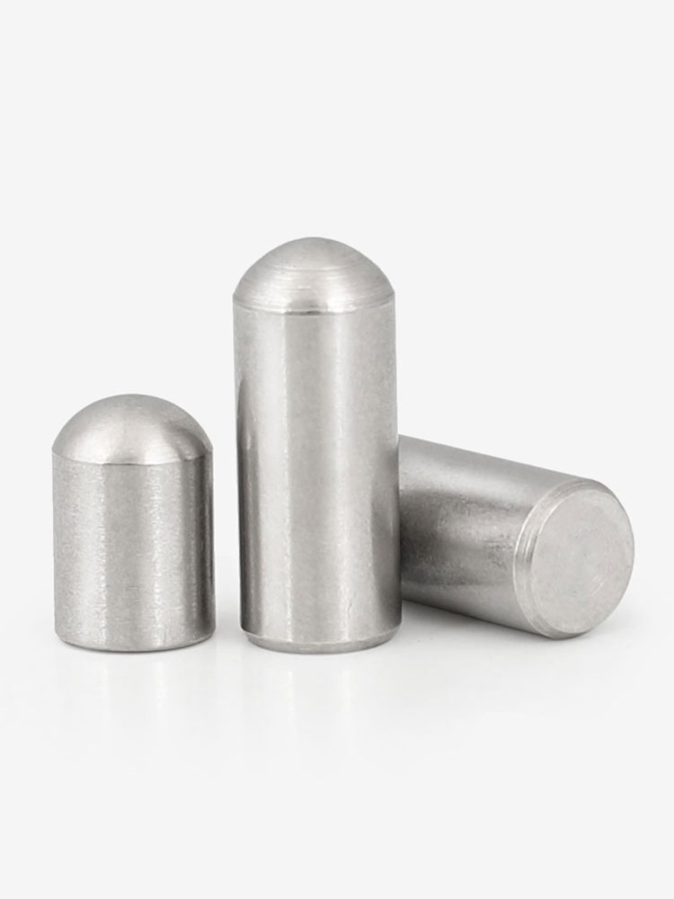 Goupille cylindrique à tête ronde en acier inoxydable, tige de positionnement solide, M1.7 M1.8 M1.85, 3 4 5 6 10mm
