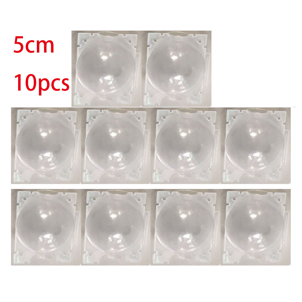10 stücke Anlage Verwurzelung Gerät Hochdruck Ausbreitung Übertragung Ball Pflanzenzucht Gerät Druck Ausbreitung Pfropfen Ball: 5cm transparent