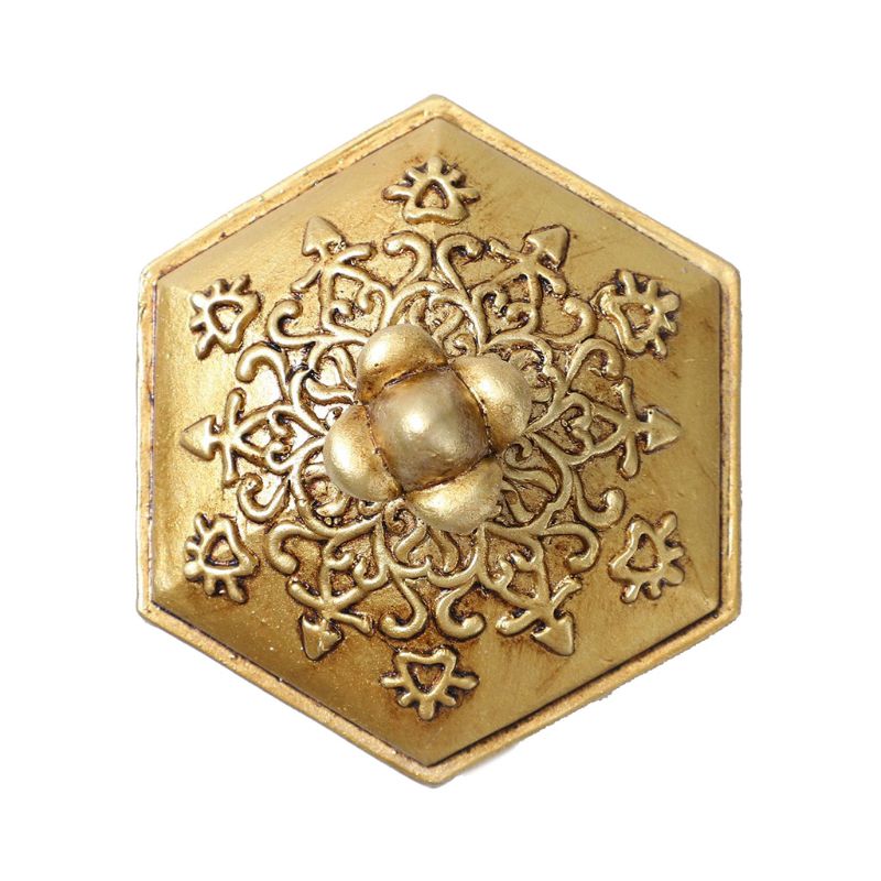 Vintage Halloween Skeleton Skull Jewelry Box Hexagon Necklace Ring Chain Case