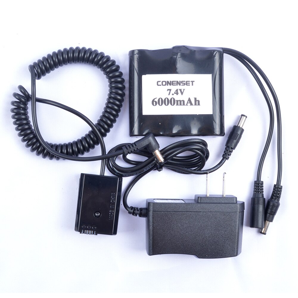 AC-PW20 PW20E AC Power Adapter for Sony a3000 a5000 a5100 a6000 a6300 a6500 a33 a35 a37 a55 Camera NP-FW50 Dummy Battery: Blue