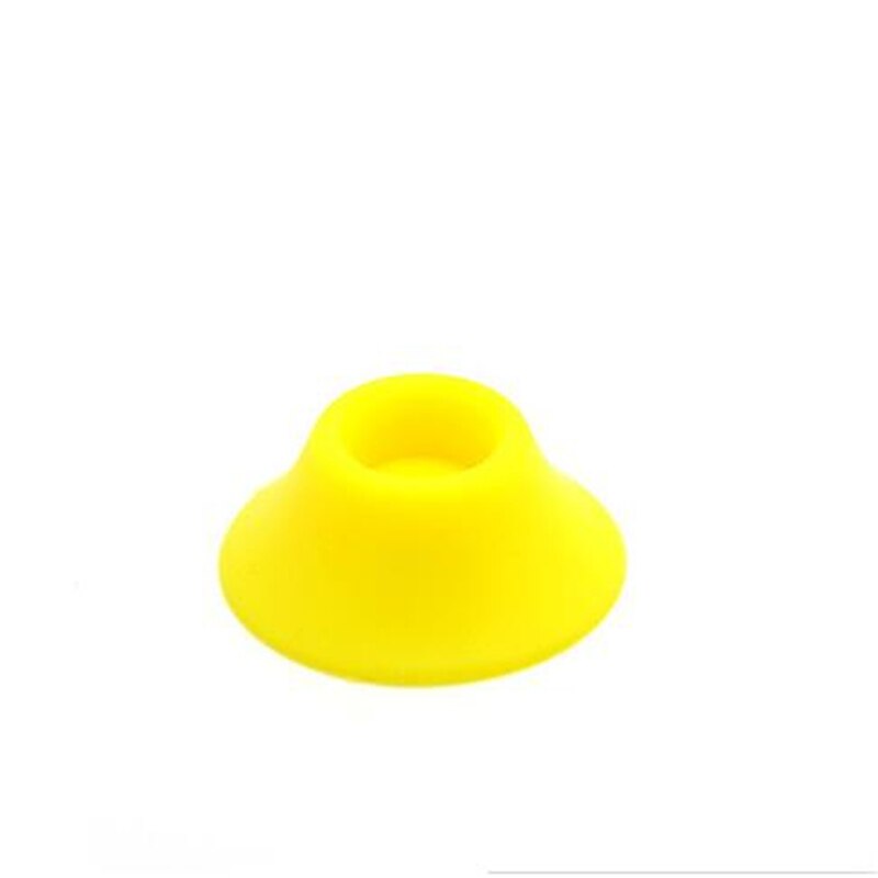 1PC Atomizer Pen Holder Silicone Suction Desk Stand gel pen ballpoint pen sucker silicone holder stand pencils holder office: light yellow