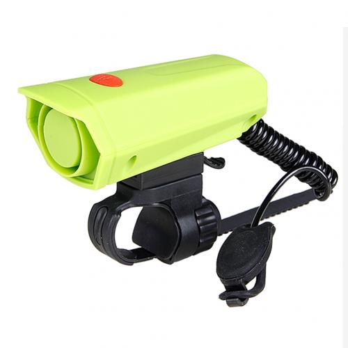 Fiets fietsstuur elektrische bel led licht fietsen regendicht luide claxon ring fietstoeter sirene alarmbel ridi accessoires: Groente