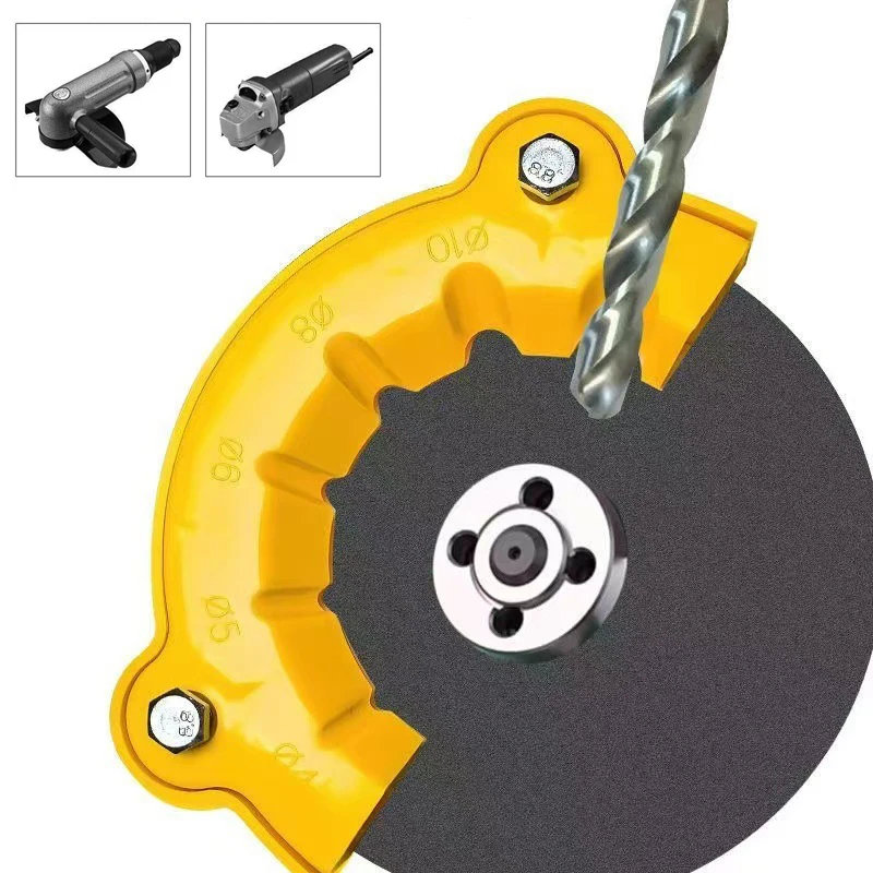 Strumento guida per affilare punte da trapano di precisione da 4-12 mm adatto per lucidatrice per testa smerigliatrice angolare Utensile per rettifica Utensili elettrici