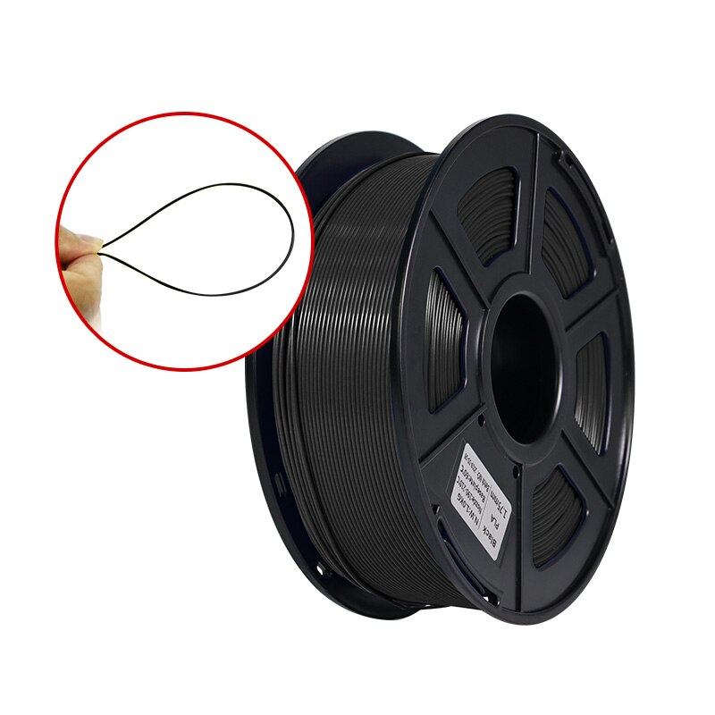 JGAURORA rouge noir Filament 3D imprimante PLA 1.75mm 1kg Filament plastique Multi couleurs pour Prusa i3/FDM 3d imprimantes