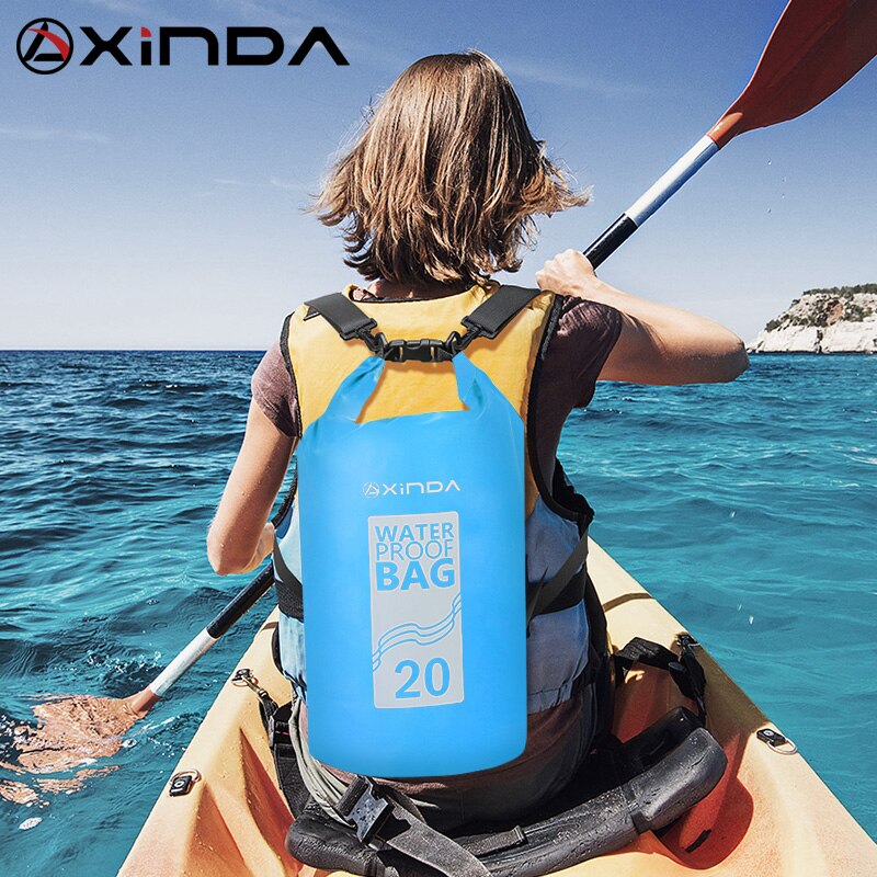 Bolsas secas impermeables para exteriores de 5/10l, bolsas secas portátiles para Rafting y buceo, bolsas de PVC para natación y Trekking de Río