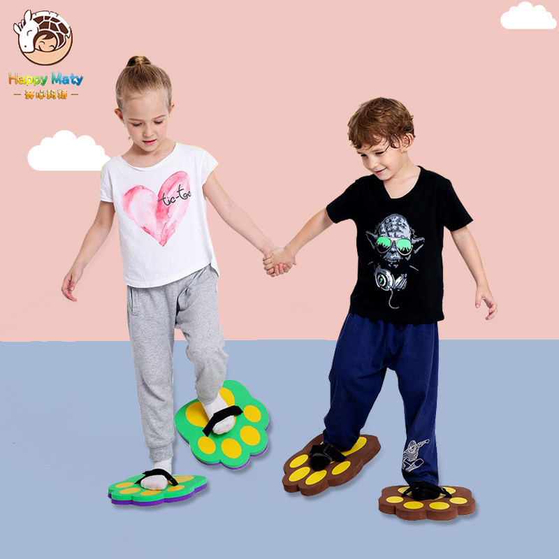 Kids Outdoor Balans Training Toy Balance Schoenen Synchrone Schoenen Eva Foam Bear 'S Paw Games Voor Kinderen C06
