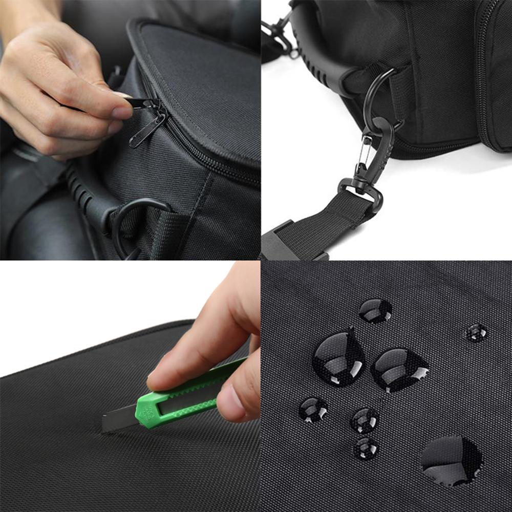 for Jeep Wrangler JL JLU JK JKU JT 2007-2022 Backseat Organizer Rear Under Seat Storage Bags Box Car Interior Accessories Black