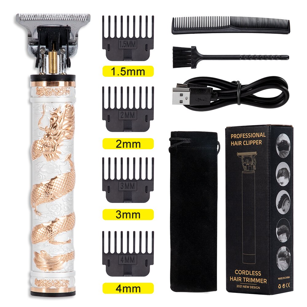 T9 Tondeuse Usb Haar Trimmer Oplaadbare Haar Snijmachine T-Outline Kapper Cordless Trimmer Baard Scheerapparaat Mannen Kapsel