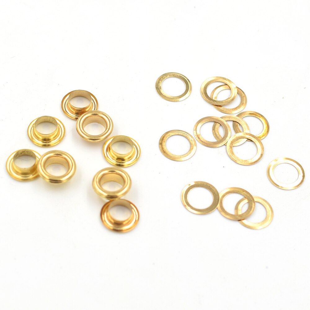 200 set paket 400#  öljetter 6mm nitar knapphål öglor spänne