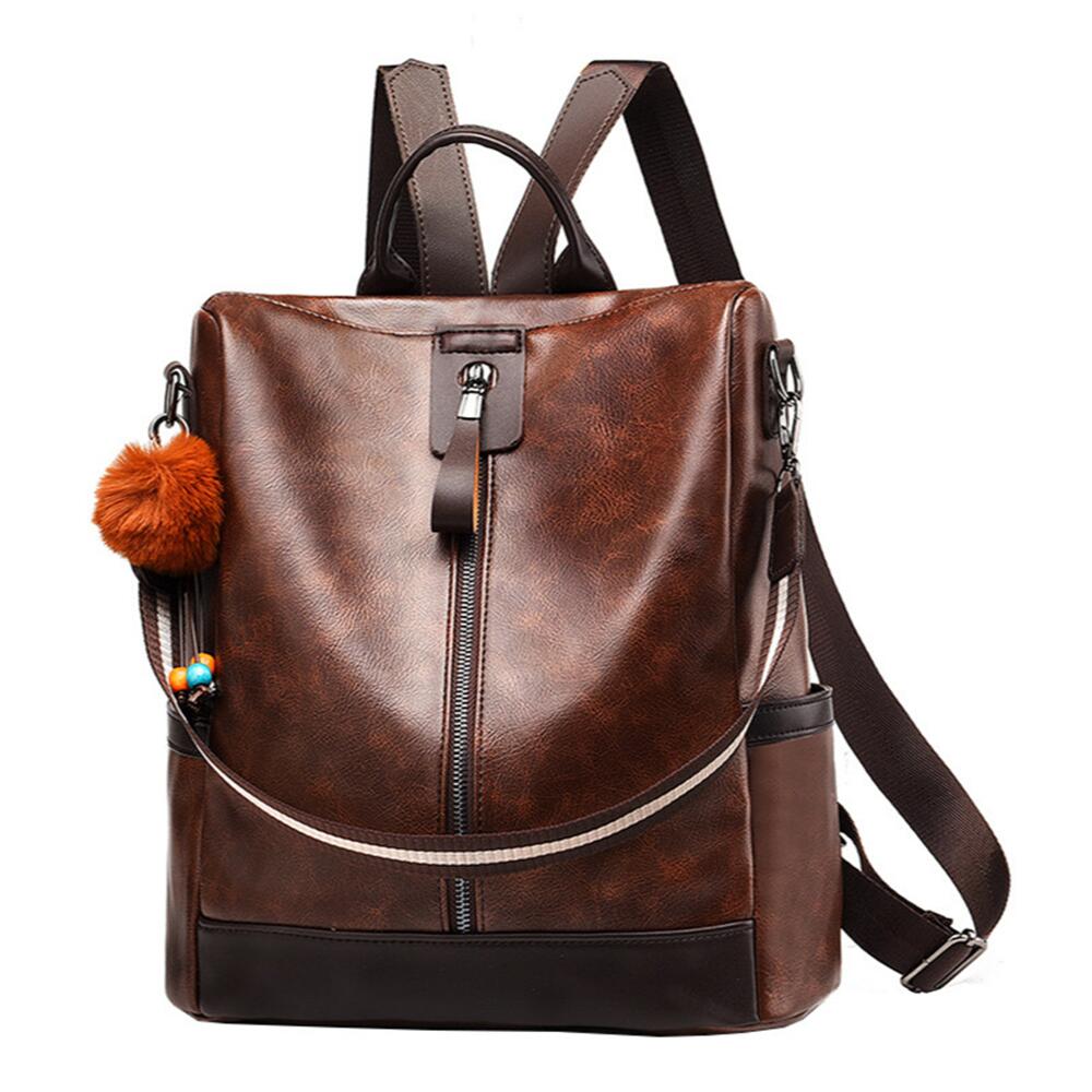 MTong Mädchen Schulter Tasche Frauen Laptop Rucksäcke Große Kapazität PU Leder Anti-diebstahl Reise Hochschule Taschen