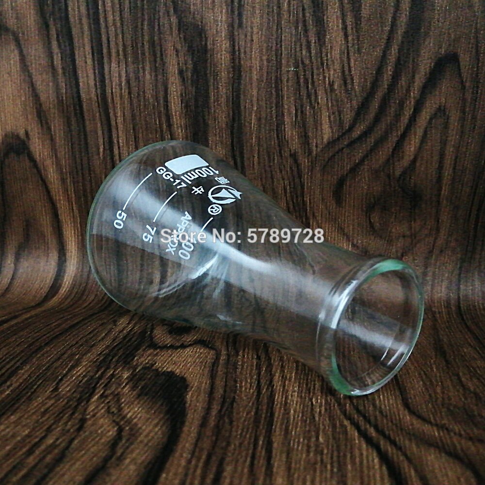 1pc 50/100ml Laboratory Chemical Equipment,Erlenmeyer Borosilicate Glass Flask Wide Neck Flask Conical Triangular Flask