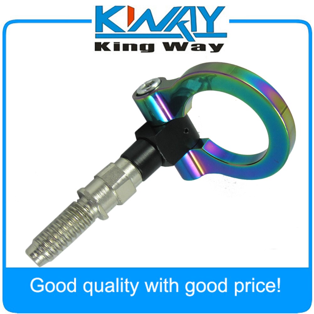 Gancho de remolque para BMW, E46, E81, E30, E36, E90, E91, E92 y E93, JDMSPEED-NEO cromado, EURO RACING, T2