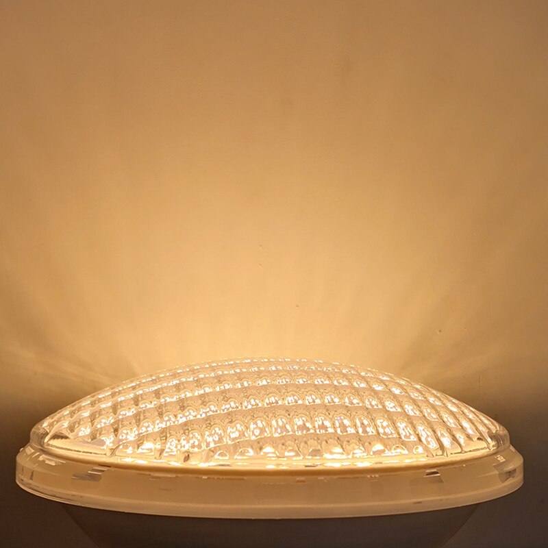 LED Underwater Swimming Pool Night Lights Pond Outdoor Lighting Lamps 12V PAR56 RGB Spotlight Warm Cool White Blue Waterproof: Warm whtie / 24W