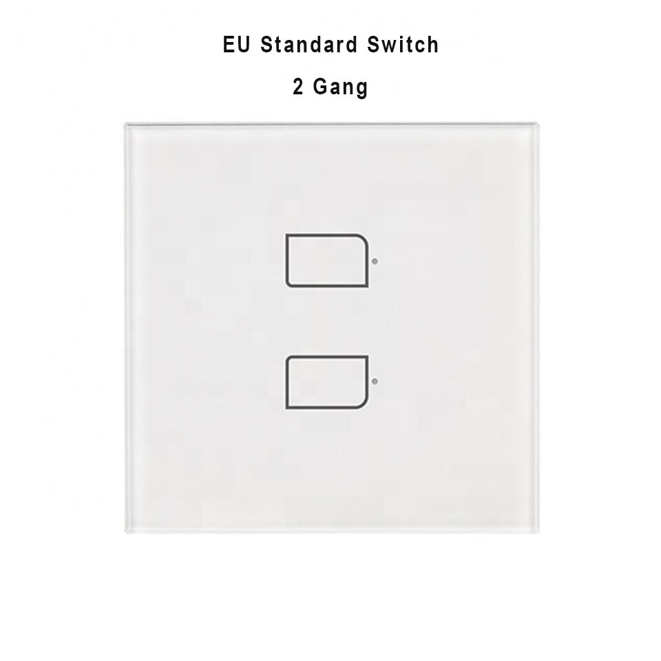 New broadlink bestcon  tc2s- eu standard  rf433 smart wall light touch switch works with alexa, google home, and smart home applications.: 2 -speed