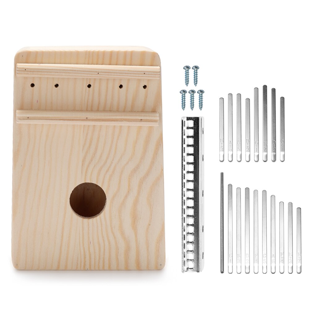 Kalimba Mbira Thumb Finger Piano Portable 17 Keys Solid Wood Musical Instrument for Music Lovers Beginners Thumb Piano