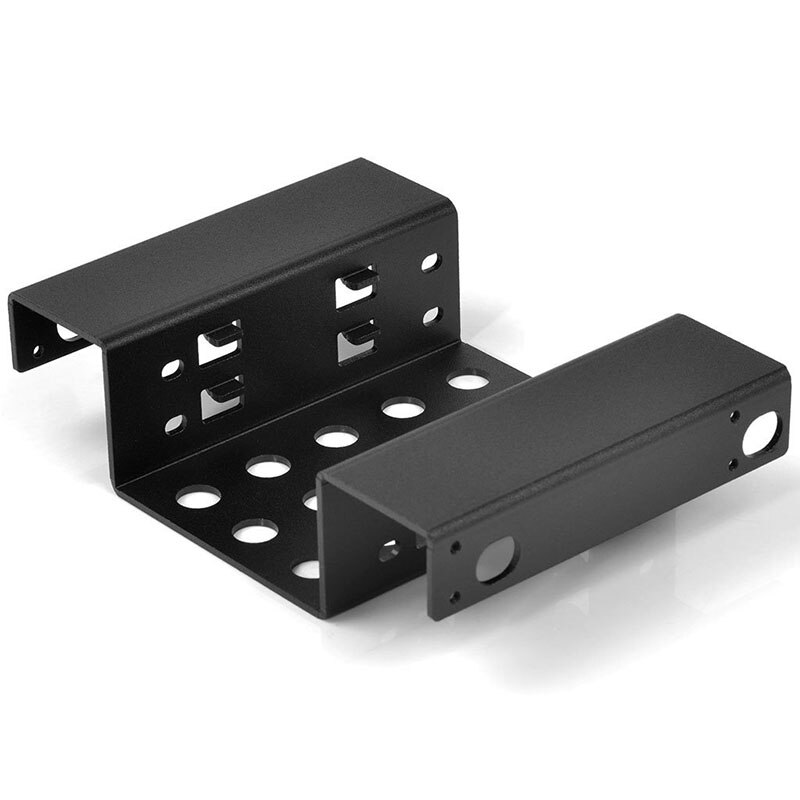 En-Labs Aluminium 2 Bay 2.5 "SATA HDD SSD dock naar 5.25 beugel montage Kit 2.5 5.25 harde schijf bracket adapter converter