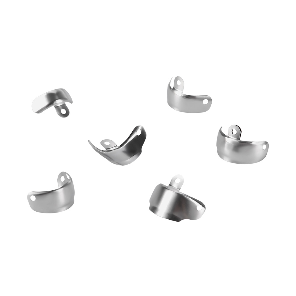 50 Uds bandas de matriz Dental matrices metálicas contorneadas seccionales para reemplazo de dientes Material de odontología