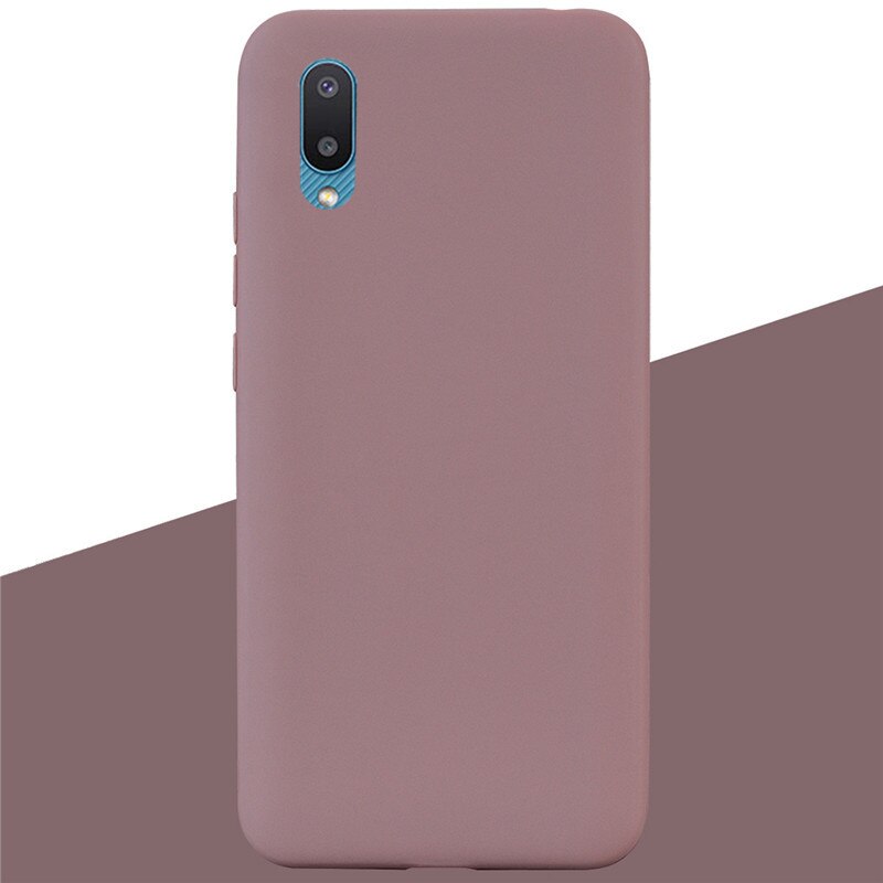 Funda trasera de silicona suave para Samsung Galaxy A02 Galaxy A02 Galaxy A02 A 02 A022F, carcasa de teléfono,: 17 Coffee