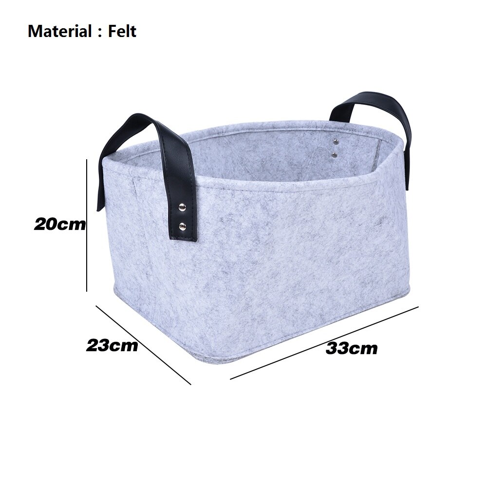 Double tissu EVA vêtements sales panier à linge pliable panier à linge avec poignées carré bac de rangement seau pour la maison jouets 1 pièces: C3 M size