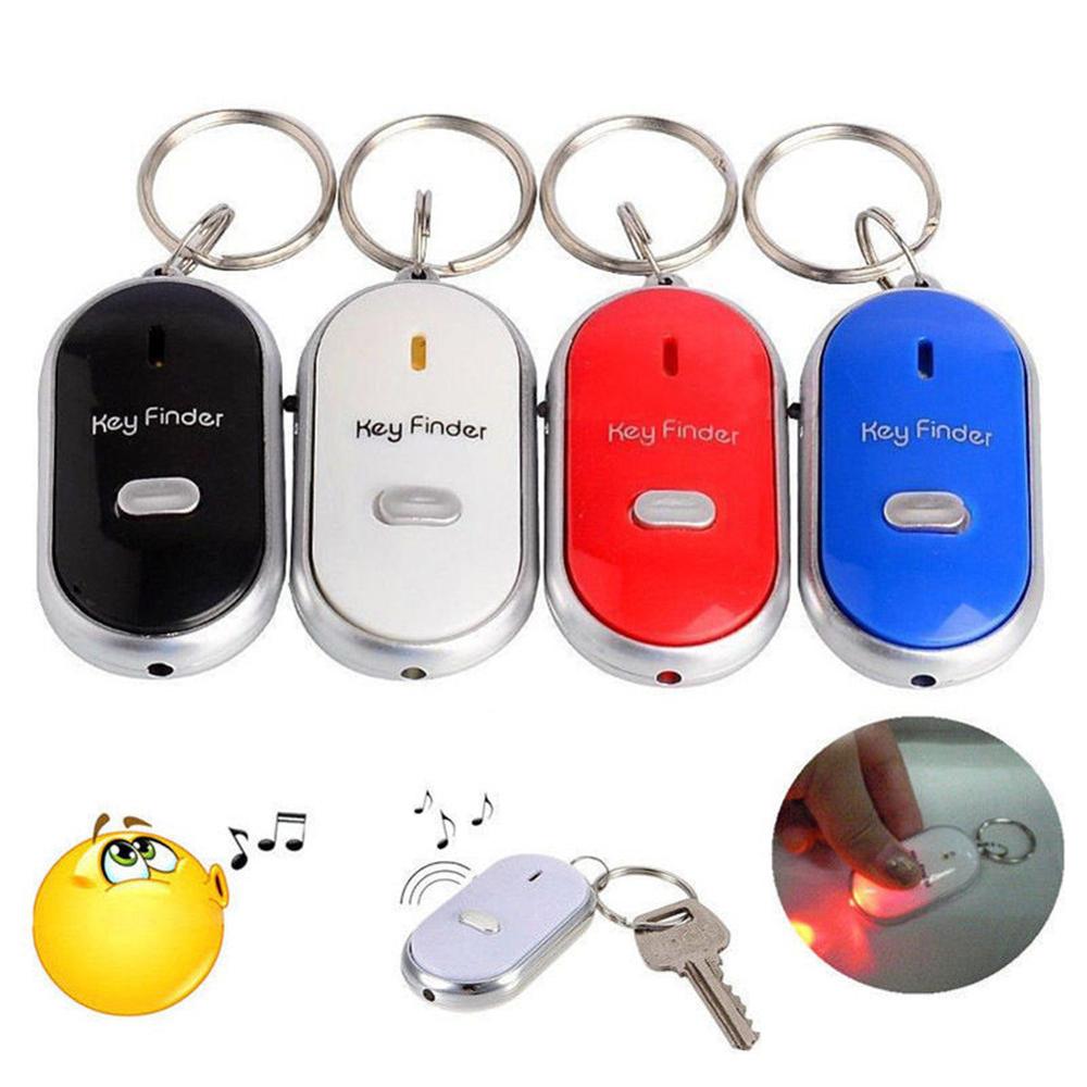 Led-taschenlampe mit fernbedienung, tonsteuerung, schlüsselfinder, schlüsselanhänger, mini-alarm, erinnerungsfunktion, schlüsselortung, brieftaschen- und handyortung