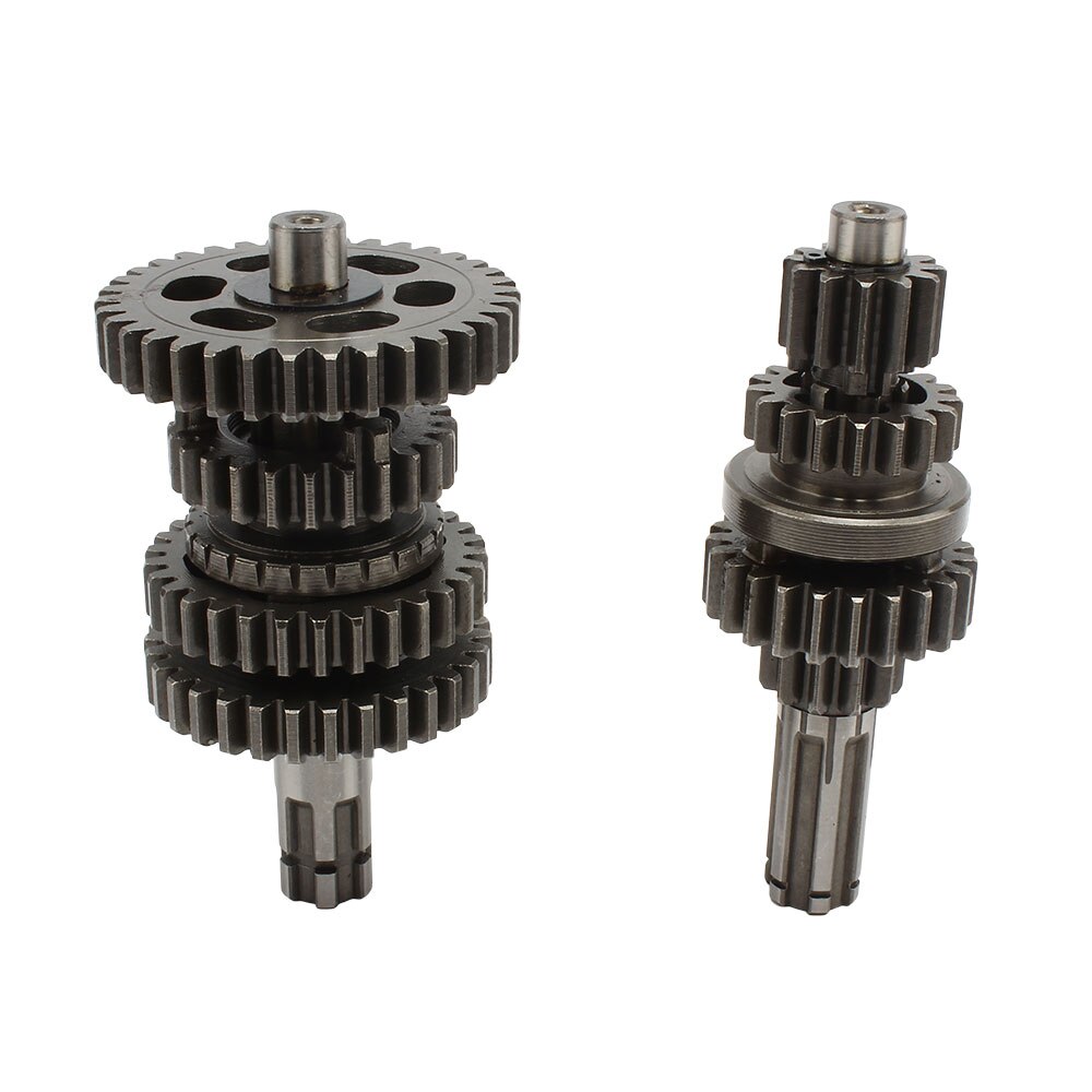 3+1 Reverse Gears Main Countershaft Transmission Gear Box Main Counter Shaft Fit For 50cc-110cc 3+1 Reverse Gears Engines