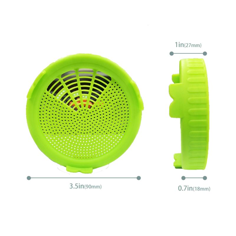 Plastic Sprouting Lid Mesh Cover for 86mm Wide Mouth Mason Sprout Jars Strainer