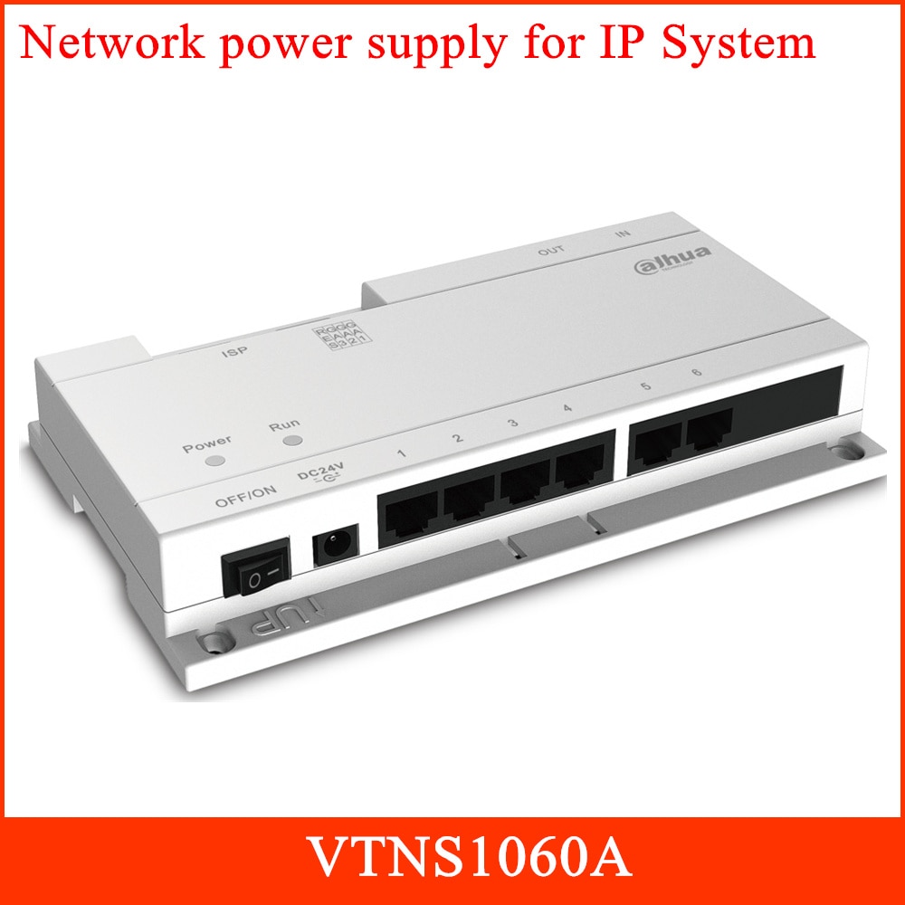 Accessoire d'interphones vidéo Dahua VTNS1060A commutateur d'alimentation réseau de protocole Dahua pour système IP connecter Max 6 moniteurs d'intérieur