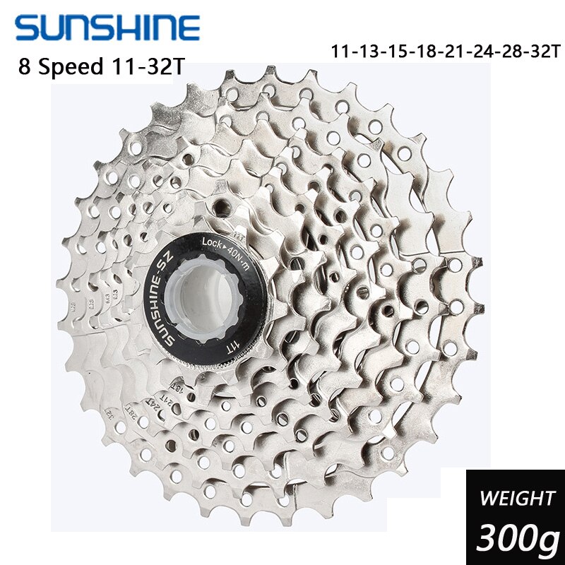 Cykel mtb kassette 8s 9s 10s 11s speed 32/36/40/42/46/50t frihjul breddeforhold mountainbike svinghjul: 8 hastighed 11-32t