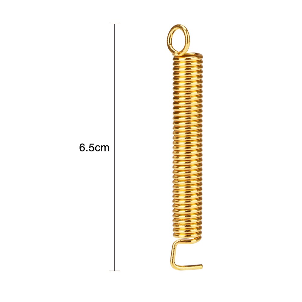 Muelles de Metal para guardabarros stratocaster ST, puente trémolo de guitarra eléctrica, piezas de guitarras, paquete de 3 unidades, novedad de