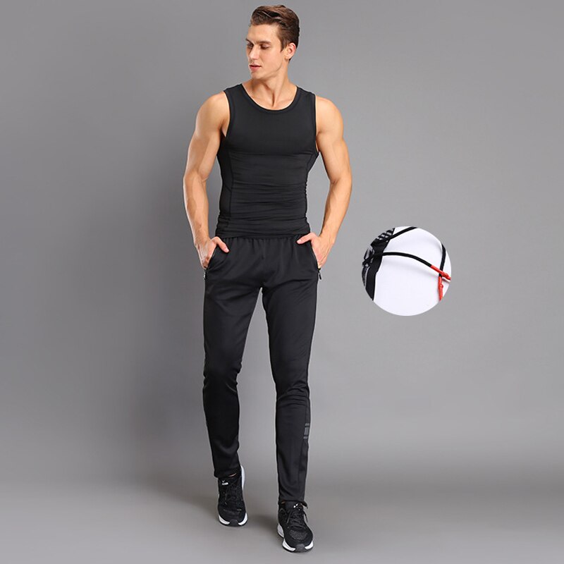 Mannen Broek Zomer Ademende Lange Broek Running Basketbal Joggingbroek Elastische Panty Gym Fitness Workout Mannelijke Joggers Broek