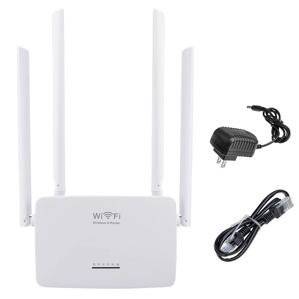 300Mbps Wireless WiFi Router Wi-Fi Repeater Booster For Home Network 5 Ports RJ45 802.11N Easy Setup: US