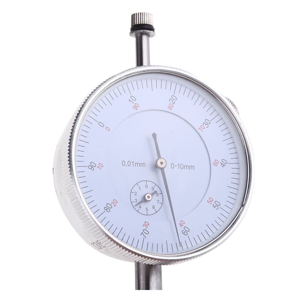Dial Indicator Gauge 0-10mm Meter Precise 0.01 Resolution Concentricity Test