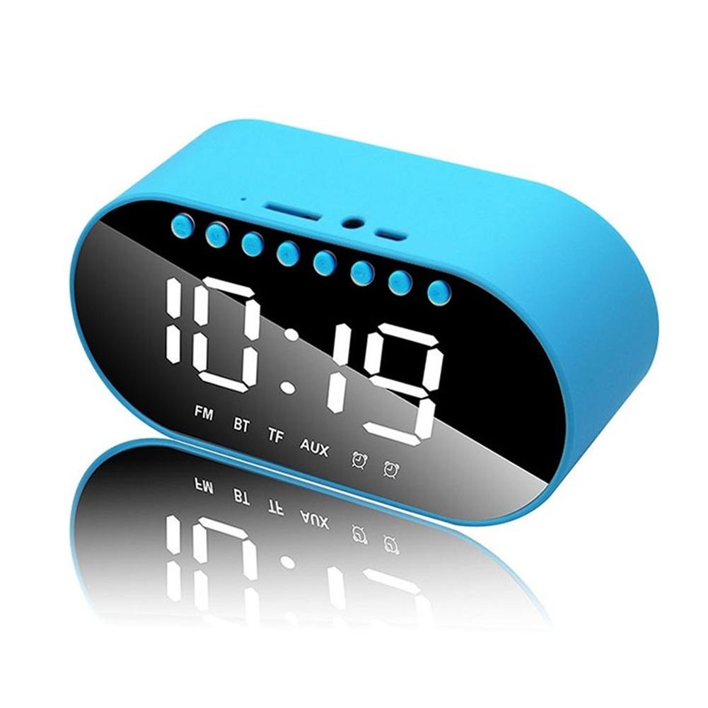 LED Alarm Clock Radio Digital Clock Drahtlose Bluetooth Lautsprecher Unterstützung Dual Wecker/FM Radio/AUX-in /TF Karte/-Stick