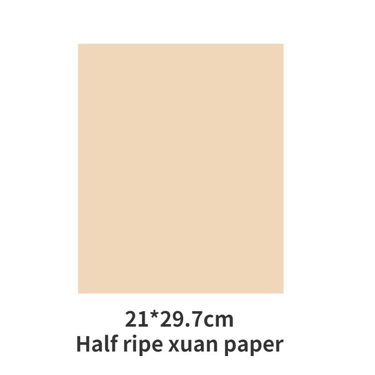 A3 A4 Chinese Afdrukken Rijstpapier Borstel Schilderen Kalligrafie Goudfolie Print Xuan Papier Chinees Schilderen Oud Boek Rijstpapier: orange