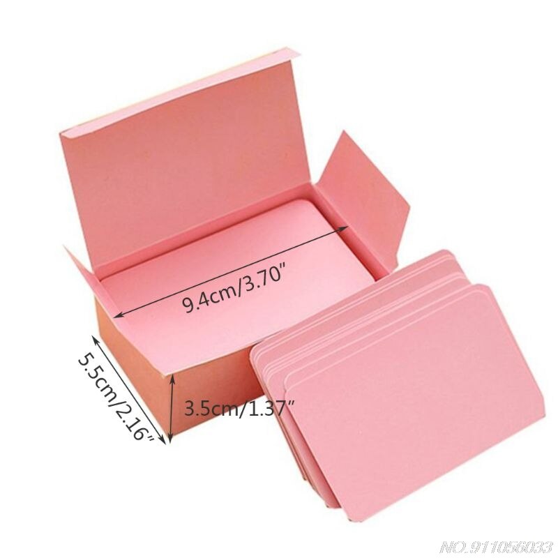 100 Memory Cards Blank DIY Graffiti Green Word Cards Net Small Memo Pad Blocks Memorandum Note Blank Word Cards D08 20