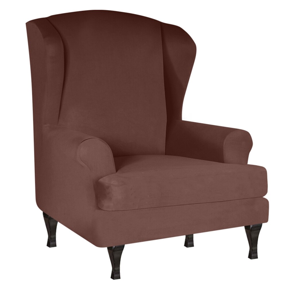 Chic Recliner Chair Cover Chic Household Chair Seat Slipcover Practical Chair Protector Home Ornament for Living Room Dining Roo: Brown